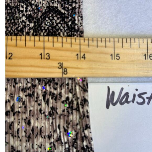 Vintage y2k small women snakeskin black babydoll rhinestone glam whimsygoth lace - Picture 7 of 10